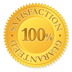 100% satisfaction guaranteed