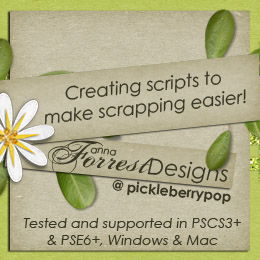 poster saying creating scripts to make scrapbooking easier