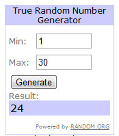 True Random Number Generator