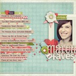 March Faves Digital Scrapbook Page