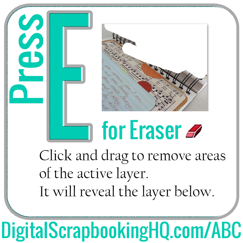 e eraser