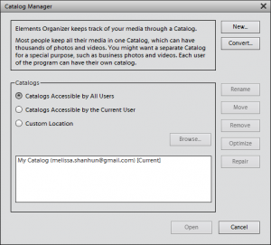 manage catalog