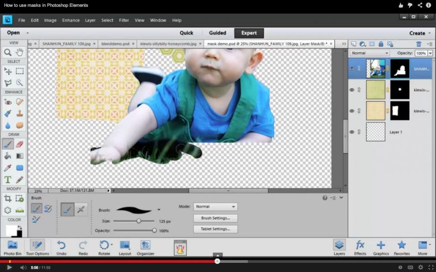 How to Use Masks in Photoshop Elements - Digital Scrapbooking HQ