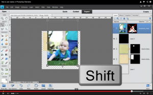 How to Use Masks in Photoshop Elements. Click for full video tutorial! #scrapbooking #digiscrap #digital