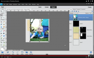 How to Use Masks in Photoshop Elements. Click for full video tutorial! #scrapbooking #digiscrap #digital