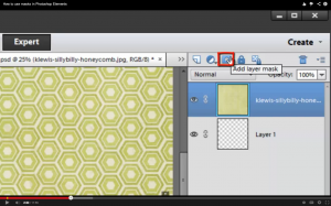 How to Use Masks in Photoshop Elements. Click for full video tutorial! #scrapbooking #digiscrap #digital