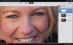 Remove fine lines and wrinkles in Photoshop Elements