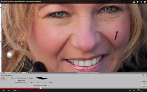 Remove fine lines and wrinkles in Photoshop Elements