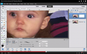 Learn how to remove red eyes in Photoshop Elements. Click for full video tutorial! #digiscrap #digital #scrapbooking 