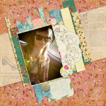 Take a look inside my album to see a layout about my sister! #digiscrap #digital #scrapbooking