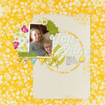 Take a look inside my album to see a Mummy & Daughter layout! #digiscrap #digital #scrapbooking