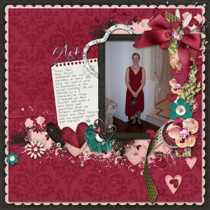 Take a look inside my album to see a 21st Birthday layout! #digiscrap #digital #scrapbooking