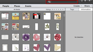 There's a hidden gem inside the Photoshop Elements Organizer. Searching for one specific item you have among hundreds and thousands of items is possible! #photoshop elements tutorial #digiscrap #scrapbooking