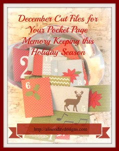 December Cut Files for Pocket Scrapbooking from Alison Day https://digitalscrapbookinghq.com/cute-christmas-cuts-alison-day/ #Christmas #Silhouette #Cameo #svg
