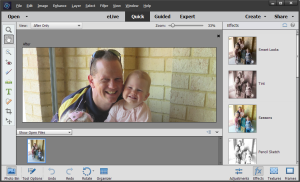 Adobe Photoshop Elements Quick Edit Effects Mode