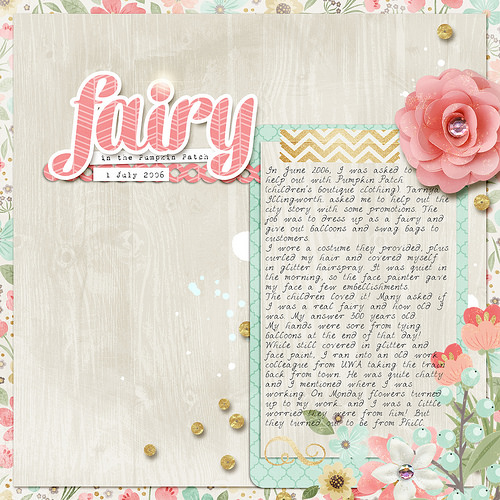Fairy - Digital Scrapbook Page