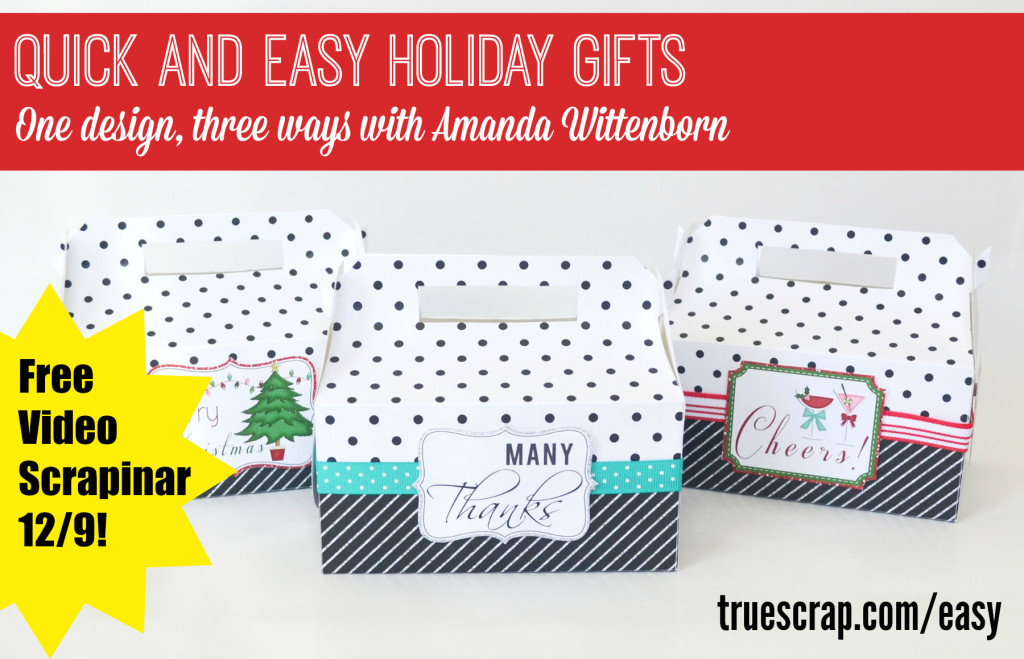 Create quick and easy holiday gifts with Amanda Wittenborn! #DIY #crafting