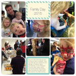 Family Day 2015 - Project Life App Scrapbook Page