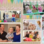 Emily's 4th Birthday Party - Digital Scrapbook Page