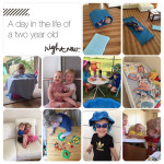 Day in the Life of a Two Year Old - Project Life App Scrapbook Page