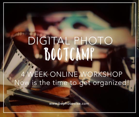 Do you ever wish that you could find that one photo fast? Your photos tell your stories, but can you find those photos? Digital Photo Boot Camp can help! #photography #digiscrap