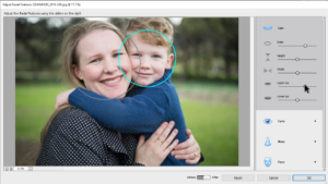 Face recognition in Photoshop Elements