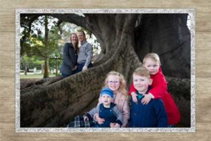 Frame around a family photo