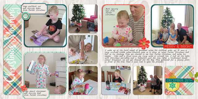December Down Under Day 25: Christmas Morning - Digital Scrapbook Page