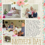 Mother's Day Digital Scrapbook Page