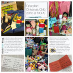 Operation Christmas Child 2016 at MOPS - Project Life App Scrapbook Page