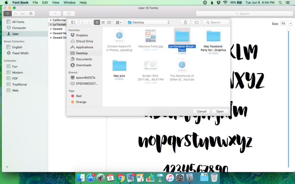 download fonts to macbook