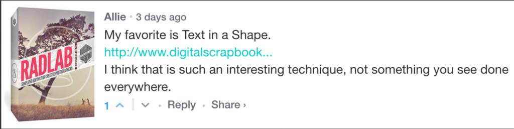 It was so fun celebrating 6 years of Digital Scrapbooking HQ with you! So many of you commented on our giveaway post with your favorite DSBHQ tutorials. I loved learning more about which tutorials inspire you! I'm sure you are wondering who won our awesome prizes. Here's a list of our birthday giveaway winners! Winner of Radlab