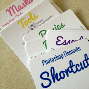 Adobe Photoshop Elements Shortcut Cards