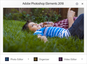 Adobe Photoshop Elements 2018 welcome