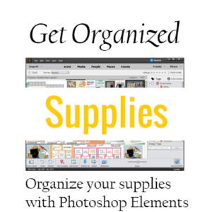 So if you want to have more time to scrapbook, come join me for the fresh, new edition of Get Organized: Supplies.