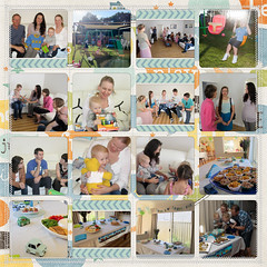 Events. It seems like you either love scrapping them or tend to avoid them (like the plague!) There are lots of tips and inspiration for scrapping events, like birthdays. But when it comes down to it, a lot of the challenge for me is the photos. Learn how I organize and scrapbook birthday photos. #digiscrap #scrapbooking