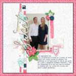 Sweet scrapbook page