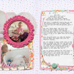 Little Lady Lucy Scrapbook Page