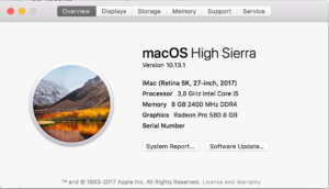 About macOS High Sierra