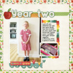 Year Two - Digital Scrapbook Page