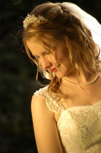 Melissa Shanhun as a bride