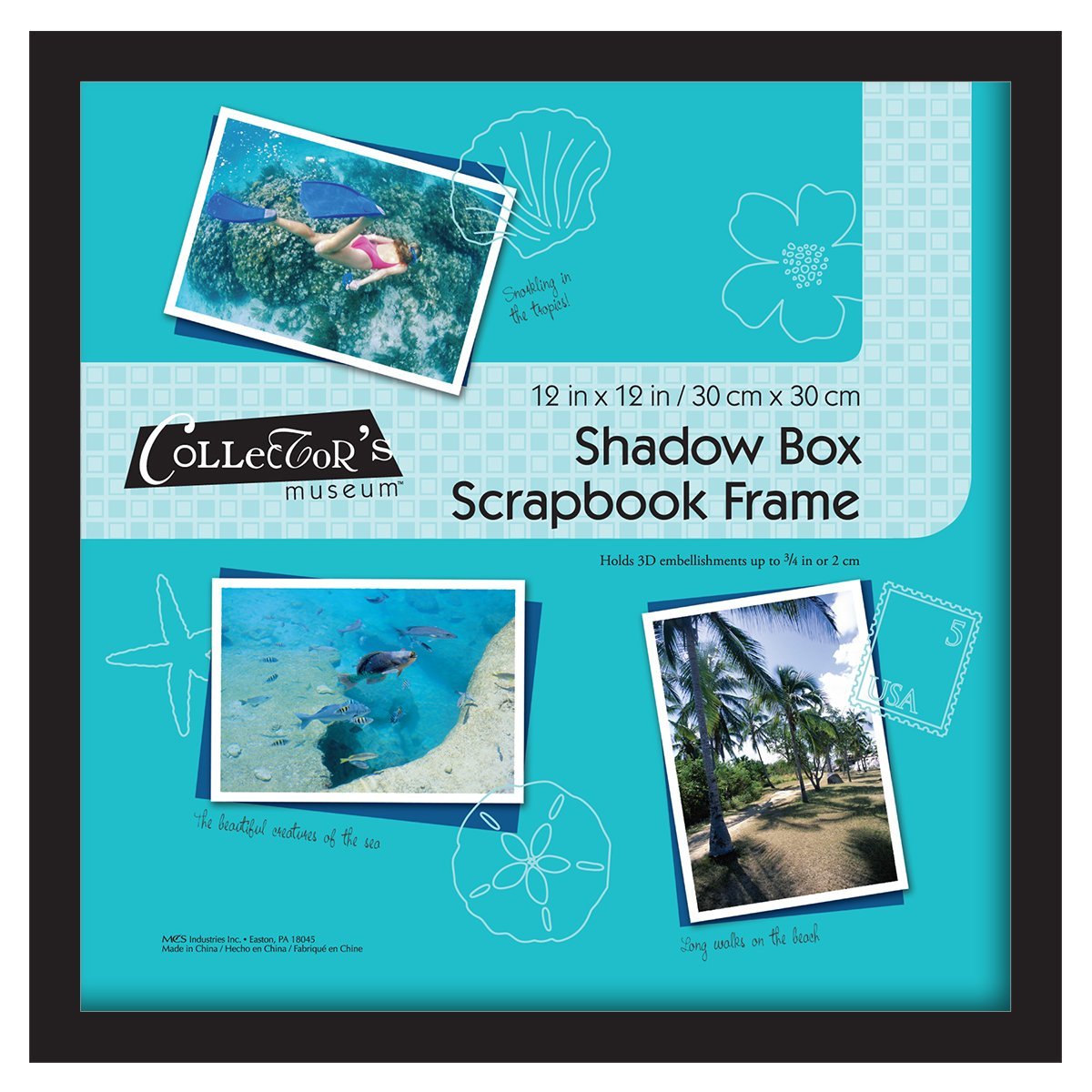 Shadow Box Scrapbook Frame