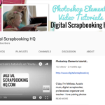Digital Scrapbooking HQ Youtube channel