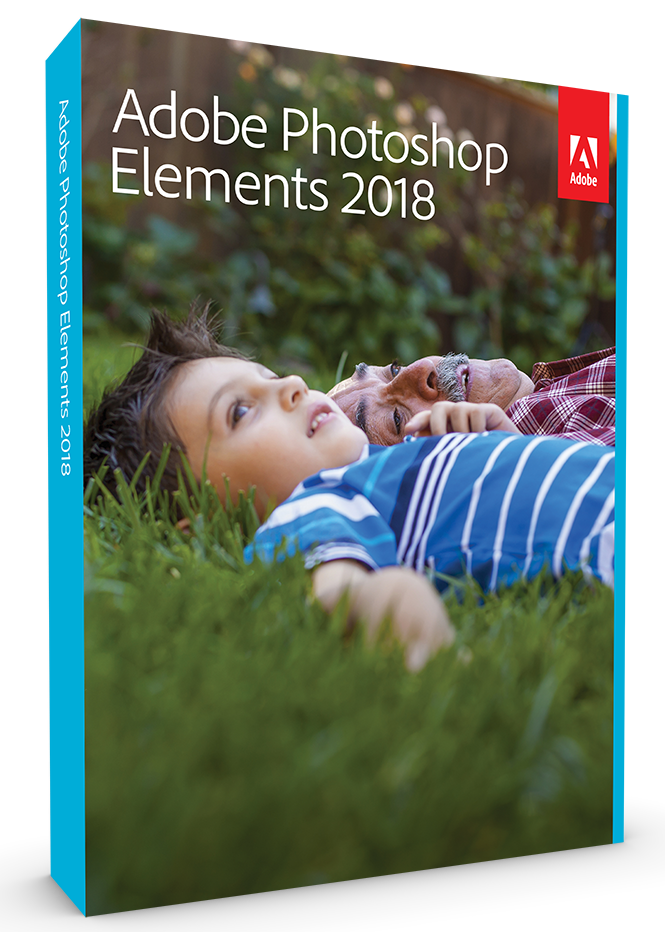 Adobe Photoshop Elements 2018 Box shot