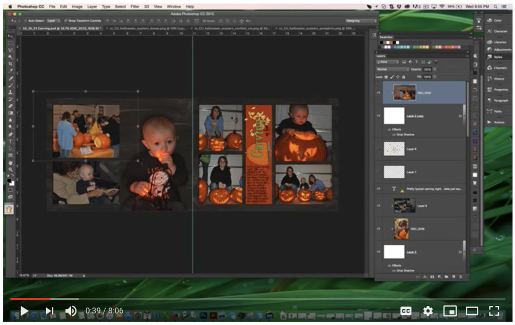 Roundup Of Photoshop Elements Tutorials On Youtube Digital Scrapbooking Hq