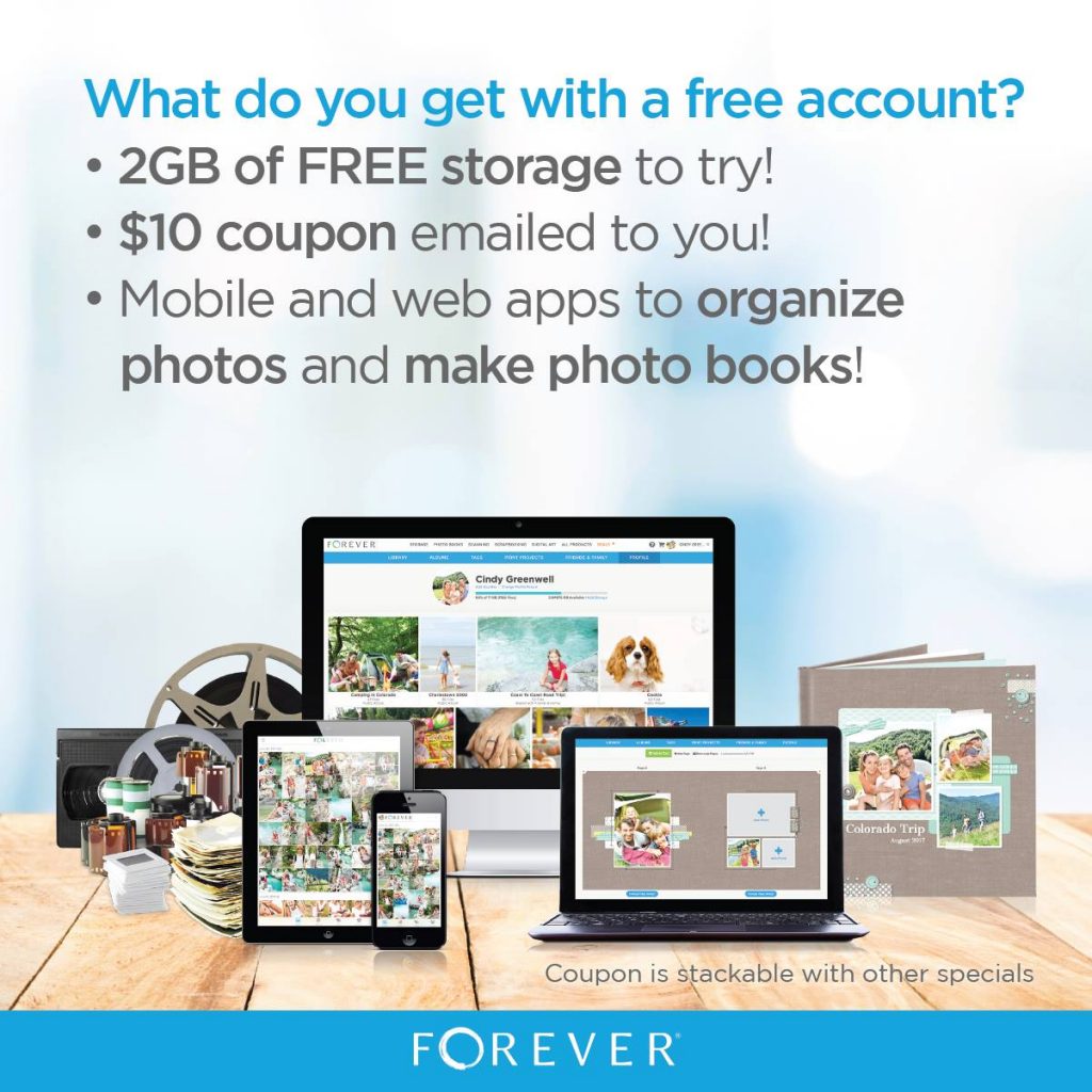 Forever get started with a free account
