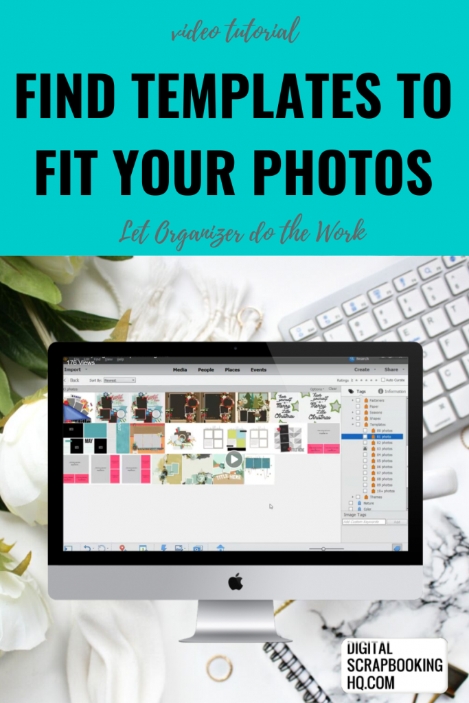 Have you ever furiously searched your scrapbook supply folders to try to find that set of templates you just know you have somewhere? II've been there! One of the reasons I love Photoshop Elements is because it has the power to handle that for you.