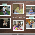 Grandchildren page with photos