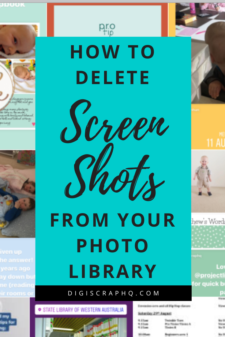 How to Delete your Screenshots in Elements Organizer