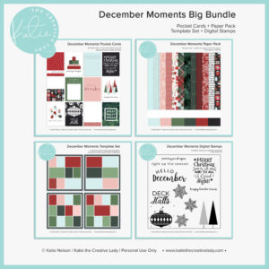 December Moments Big Bundle from Katie the Creative Lady